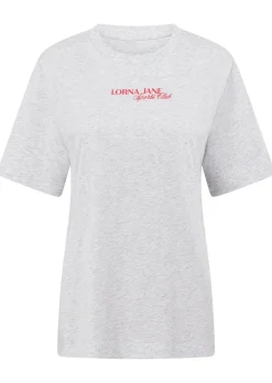 Lorna Jane Active Living Sports Club Relaxed T-Shirt GreyMarl Online
