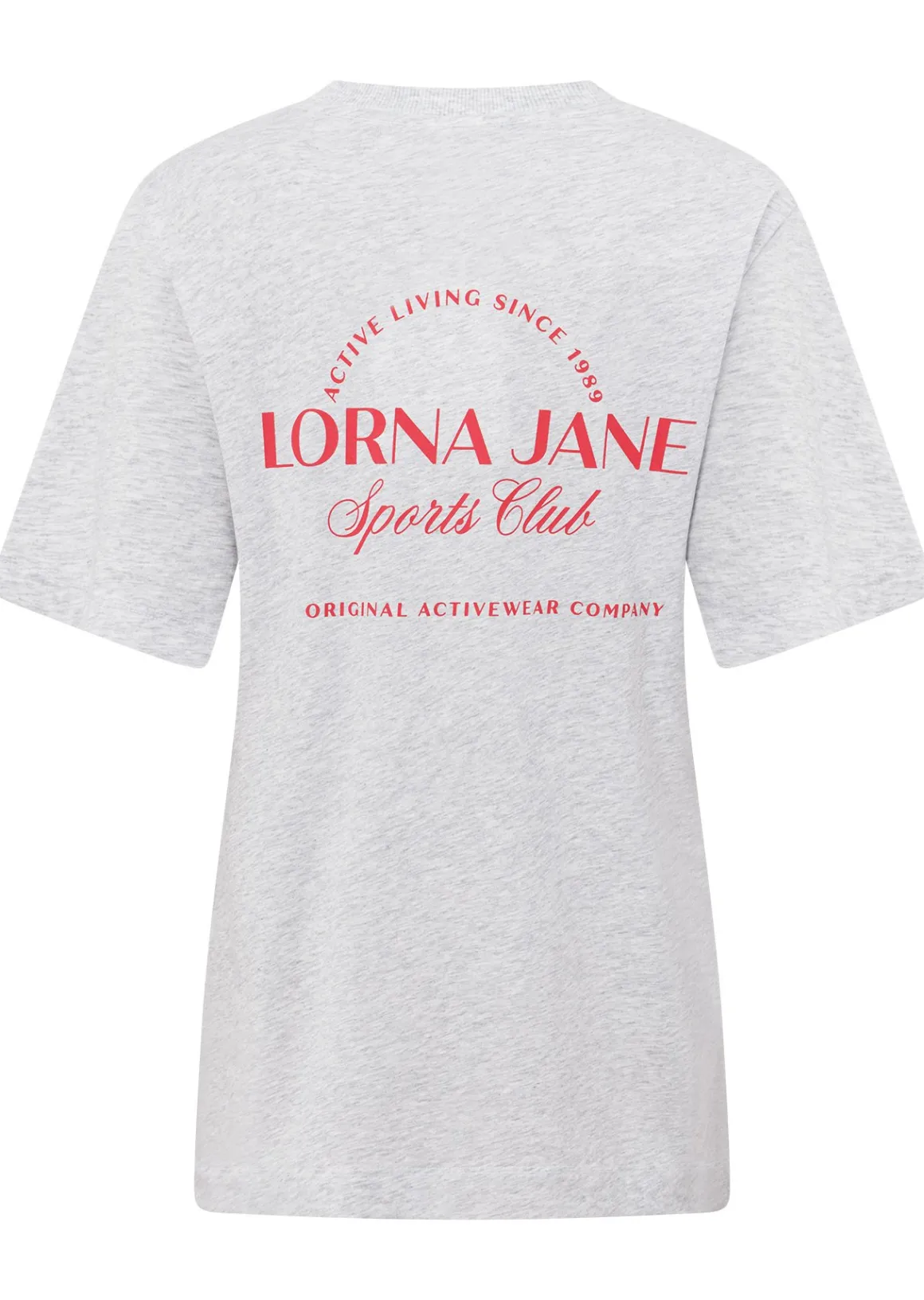 Lorna Jane Active Living Sports Club Relaxed T-Shirt GreyMarl Online