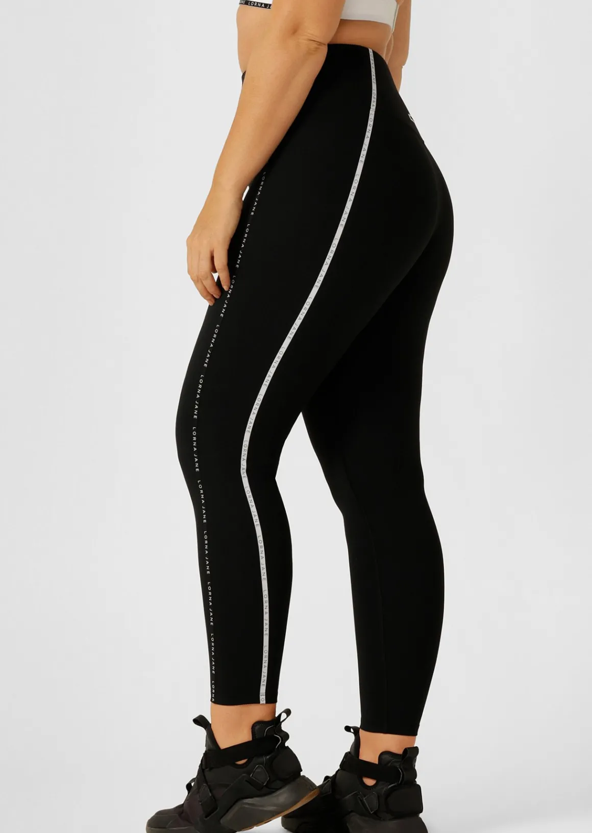 Lorna Jane All Elements Full Length Thermal Leggings Black Clearance