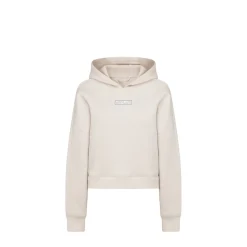 Lorna Jane All Hours Secret Pocket Cropped Hoodie Ivory Outlet
