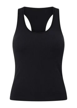 Lorna Jane All Sports Seamless Waffle Bra Tank Combo Black Outlet
