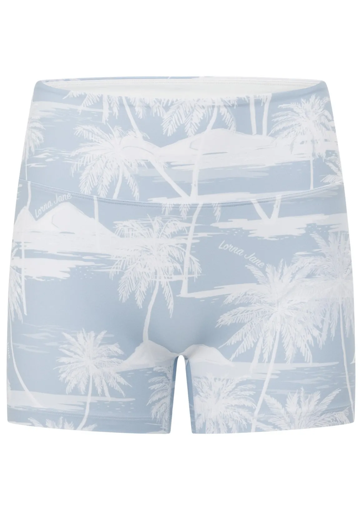 Lorna Jane Aloha 9cm Bike Shorts AlohaBluesPrint Discount