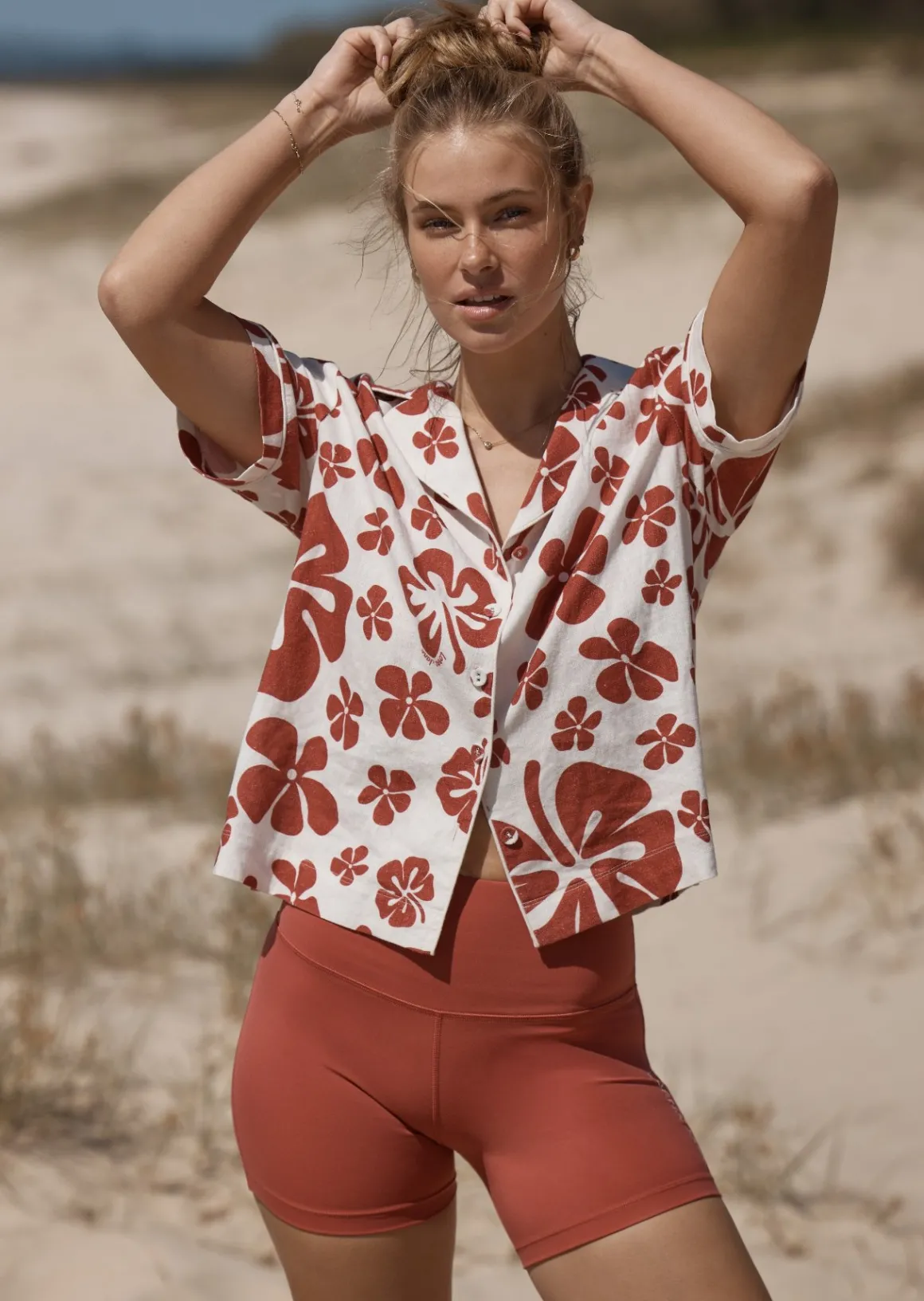 Lorna Jane Aloha Hibiscus Shirt HappyHibiscusPrint Best