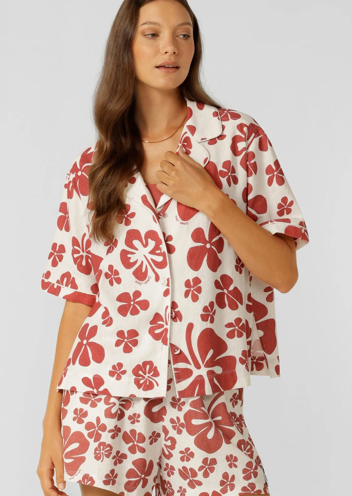 Lorna Jane Aloha Hibiscus Shirt HappyHibiscusPrint Best