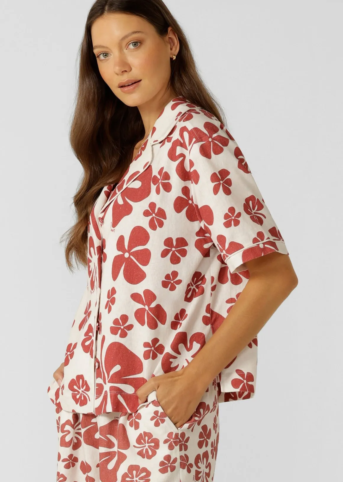Lorna Jane Aloha Hibiscus Shirt HappyHibiscusPrint Best