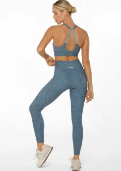 Lorna Jane Amy Maximum Support Sports Bra WashedOutBlueMarlPrint
