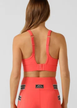 Lorna Jane Amy Maximum Support Sports Bra Strawberry