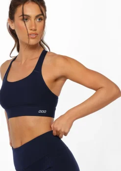 Lorna Jane Amy Maximum Support Sports Bra FrenchNavy