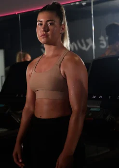 Lorna Jane Amy Maximum Support Sports Bra Biscuit Sale