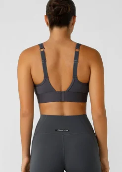 Lorna Jane Amy Maximum Support Sports Bra Titanium New