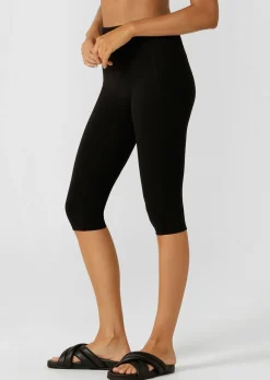 Lorna Jane Amy No Ride Phone Pocket 3/4 Leggings RecycledBlack Online