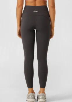 Lorna Jane Amy No Ride Phone Pocket Ankle Biter Tech Leggings DarkTitanium Sale