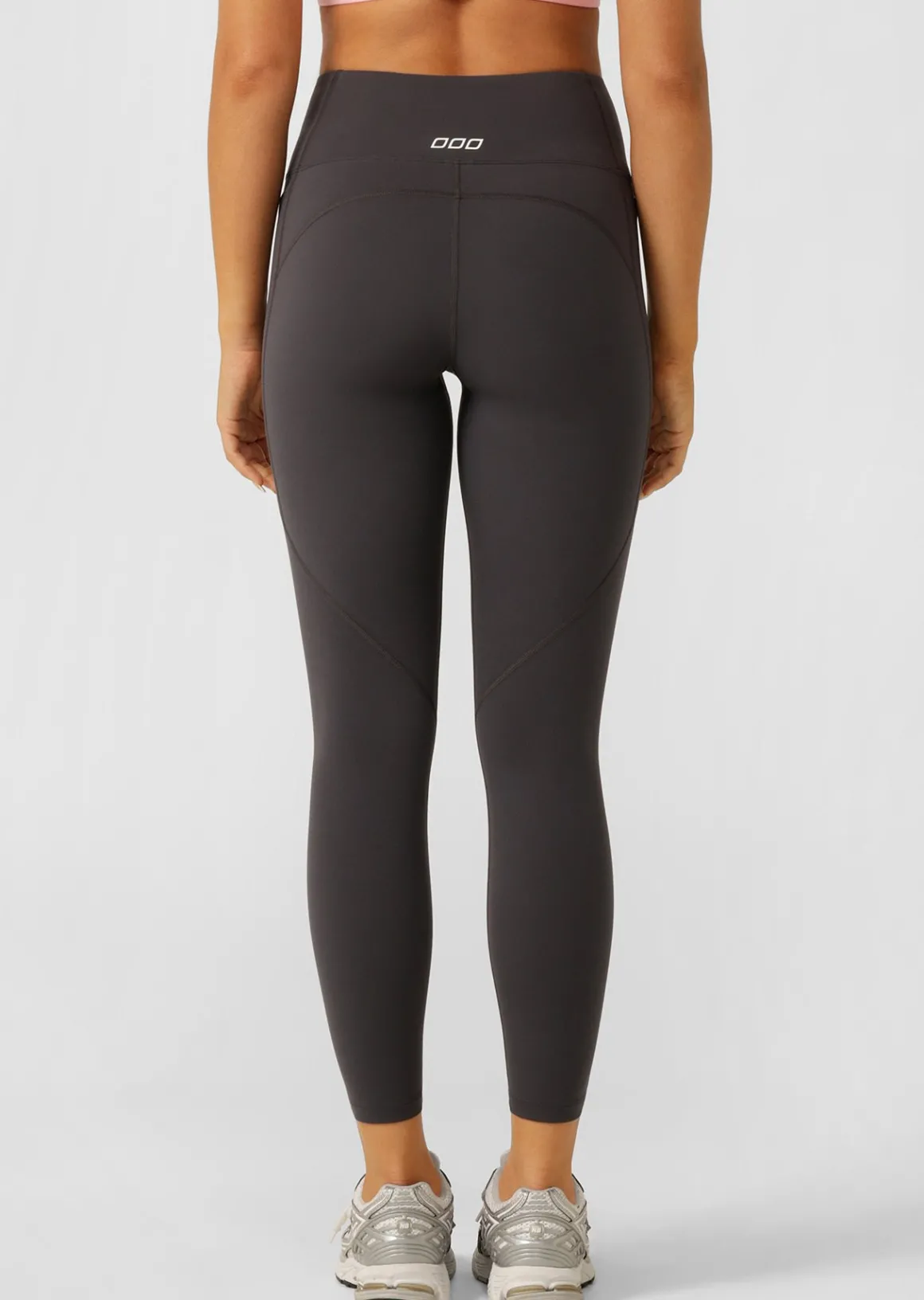 Lorna Jane Amy No Ride Phone Pocket Ankle Biter Tech Leggings DarkTitanium Sale