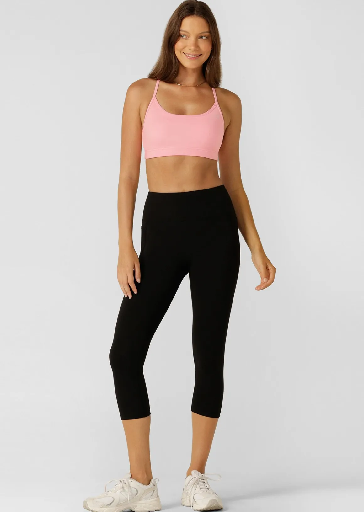 Lorna Jane Amy No Ride Phone Pocket 7/8 Leggings RecycledBlack Outlet