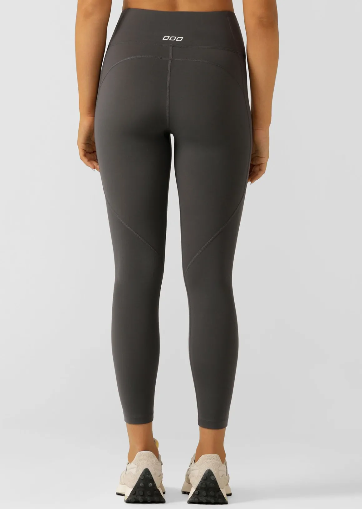 Lorna Jane Amy Phone Pocket Ankle Biter Tech Leggings Titanium Outlet