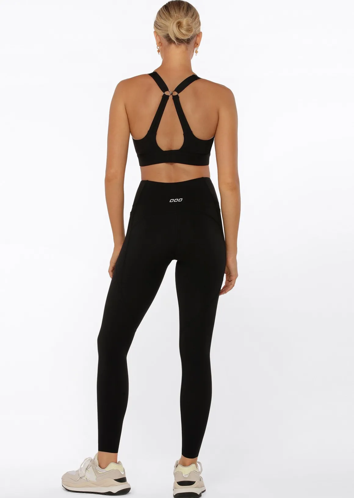 Lorna Jane Amy Phone Pocket Full Length Tech Leggings Black New