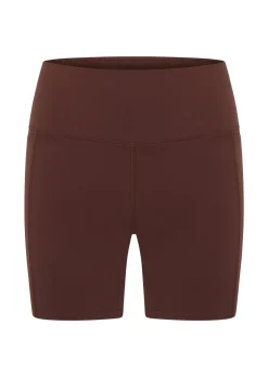 Lorna Jane Amy Phone Pocket Tech Bike Short Truffle Hot