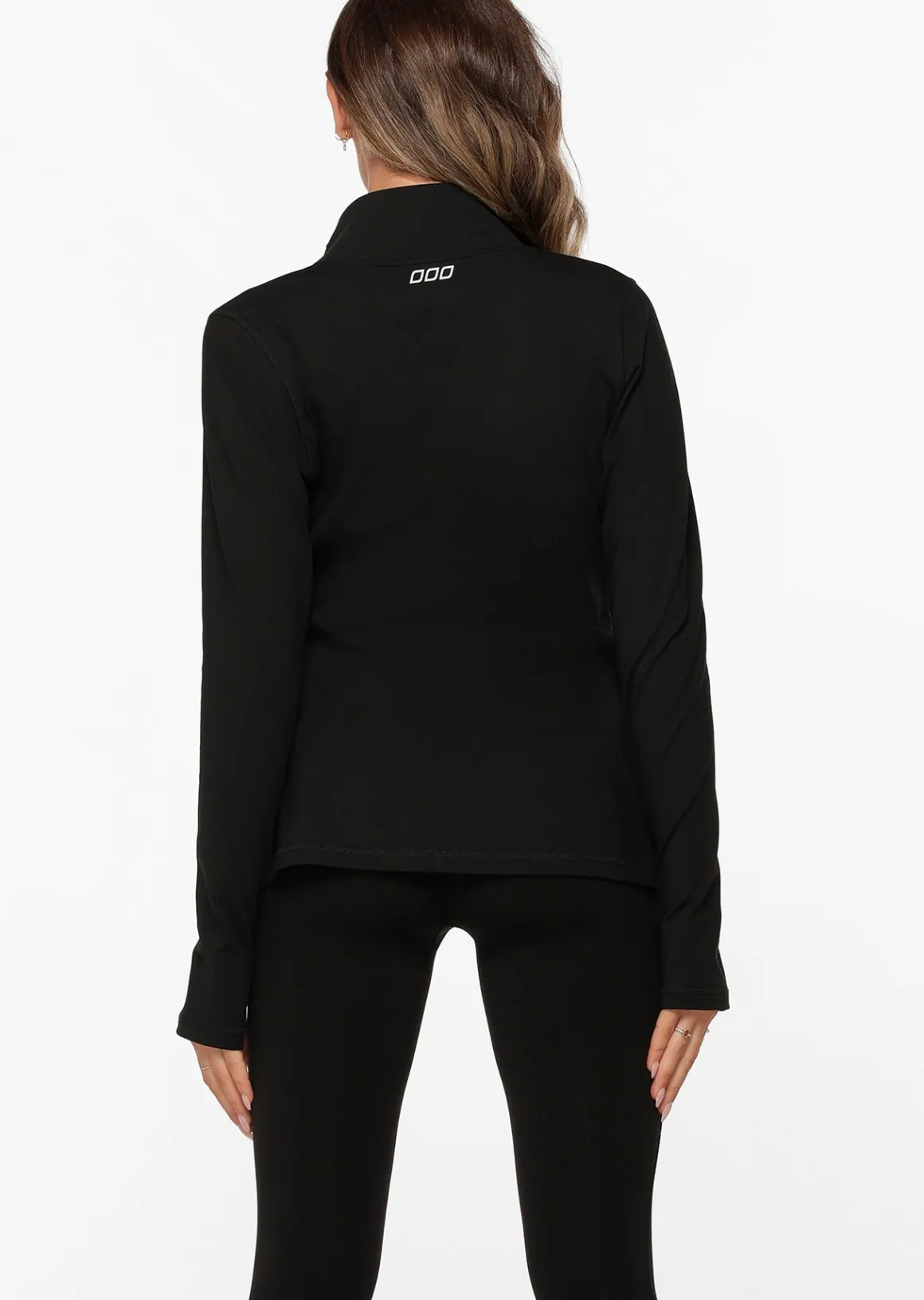 Lorna Jane Amy Thermal Active Zip Through Jacket Black Hot