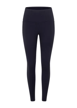 Lorna Jane Amy Thermal Phone Pocket Full Length Leggings MidnightBlue New