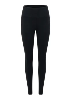 Lorna Jane Amy Thermal Phone Pocket Full Length Leggings Black Outlet