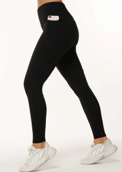 Lorna Jane Amy Winter Thermal Phone Pocket Tech Leggings Black Sale