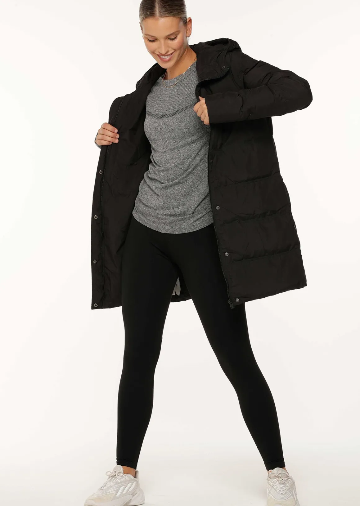 Lorna Jane Amy Winter Thermal Phone Pocket Tech Leggings Black Sale