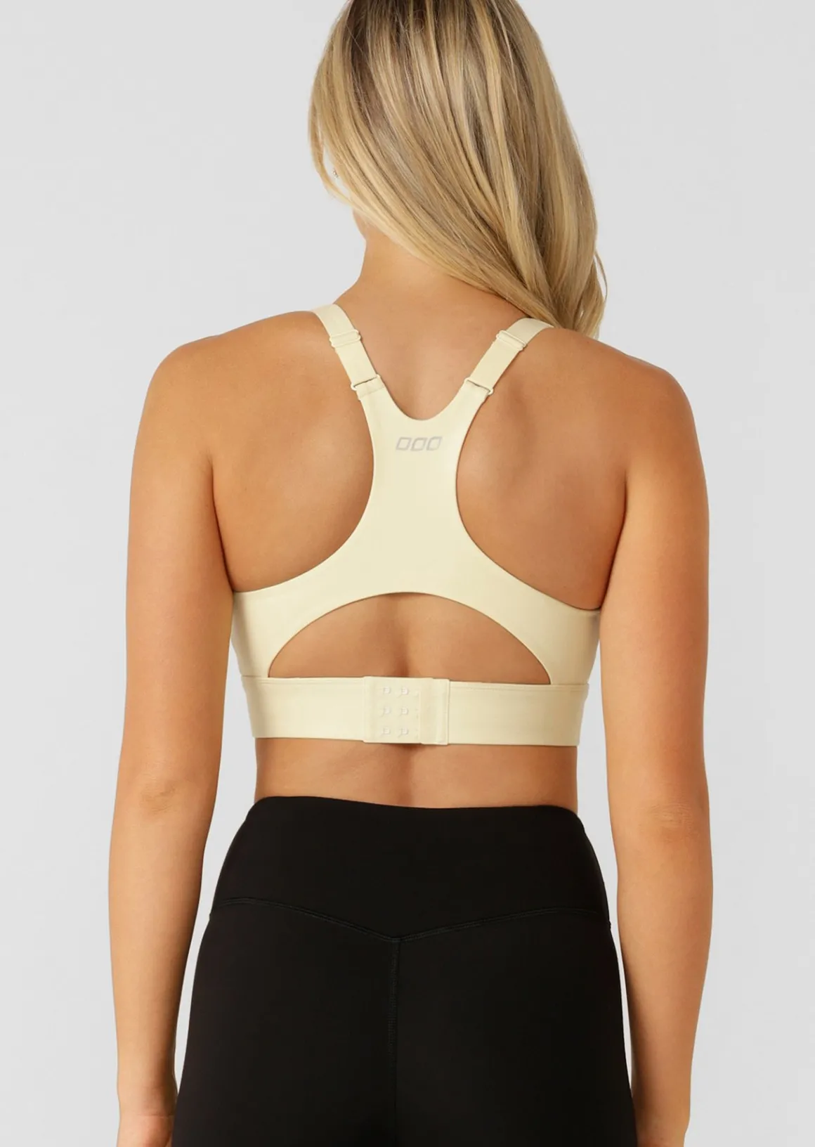 Lorna Jane Asset Sports Bra LemonCream Hot