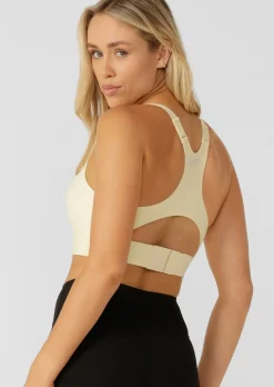 Lorna Jane Asset Sports Bra LemonCream Hot