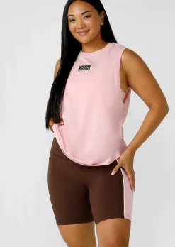 Lorna Jane Athletic Transdry Muscle Tank CottonCandy