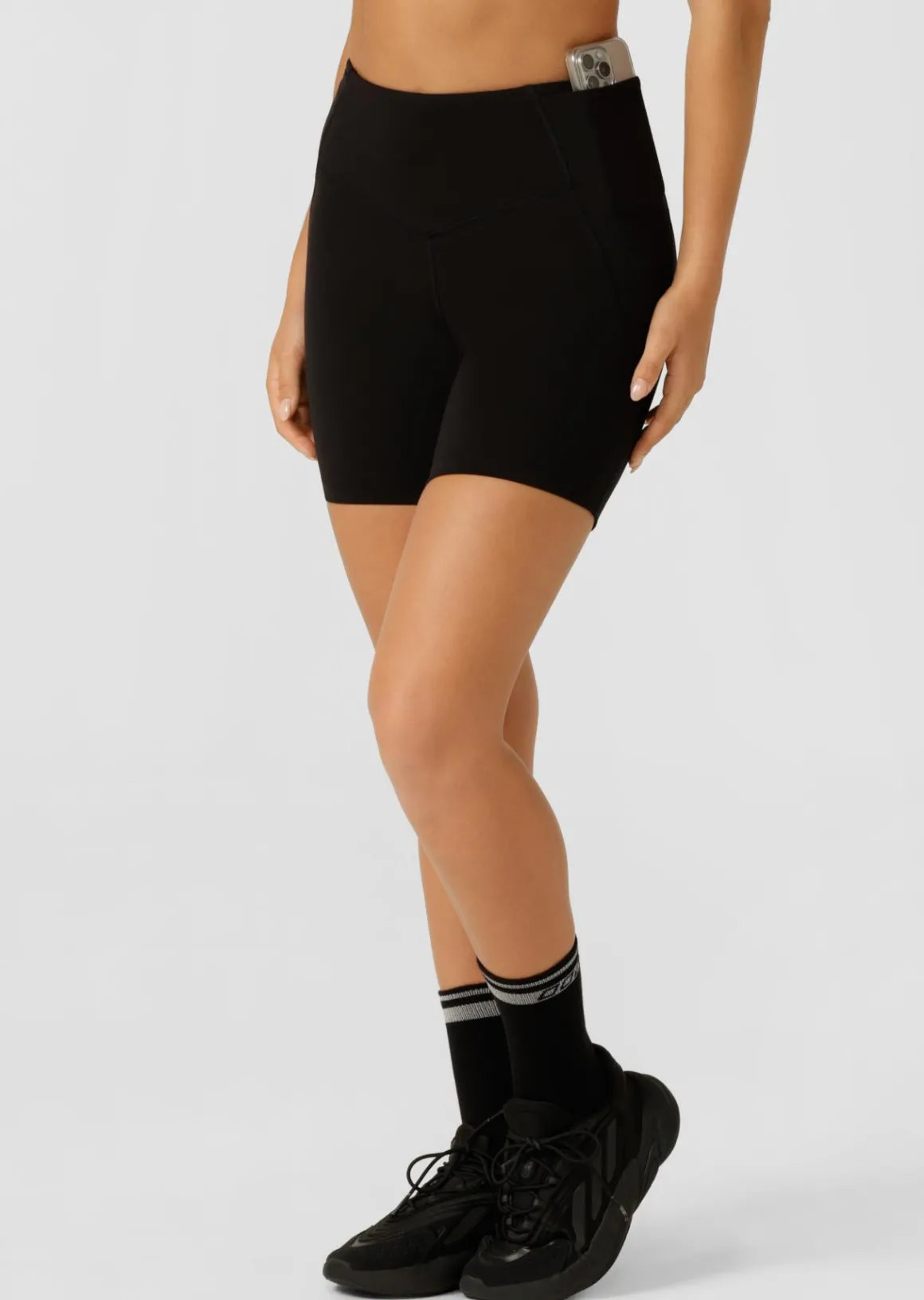 Lorna Jane Booty Lift And Support 16cm Bike Short Black Online