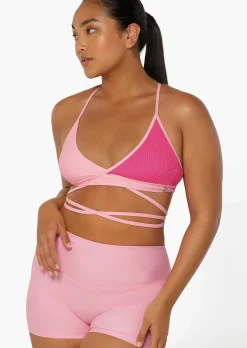 Lorna Jane Cali Contrast Swim Bra HotFuchsia