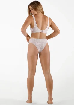 Lorna Jane California Safari Recycled Swim Brief NeutralSafariPrint