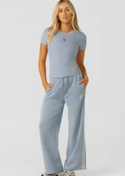 Lorna Jane Classic LJC Rib Short Sleeve T-Shirt GlacierBlue