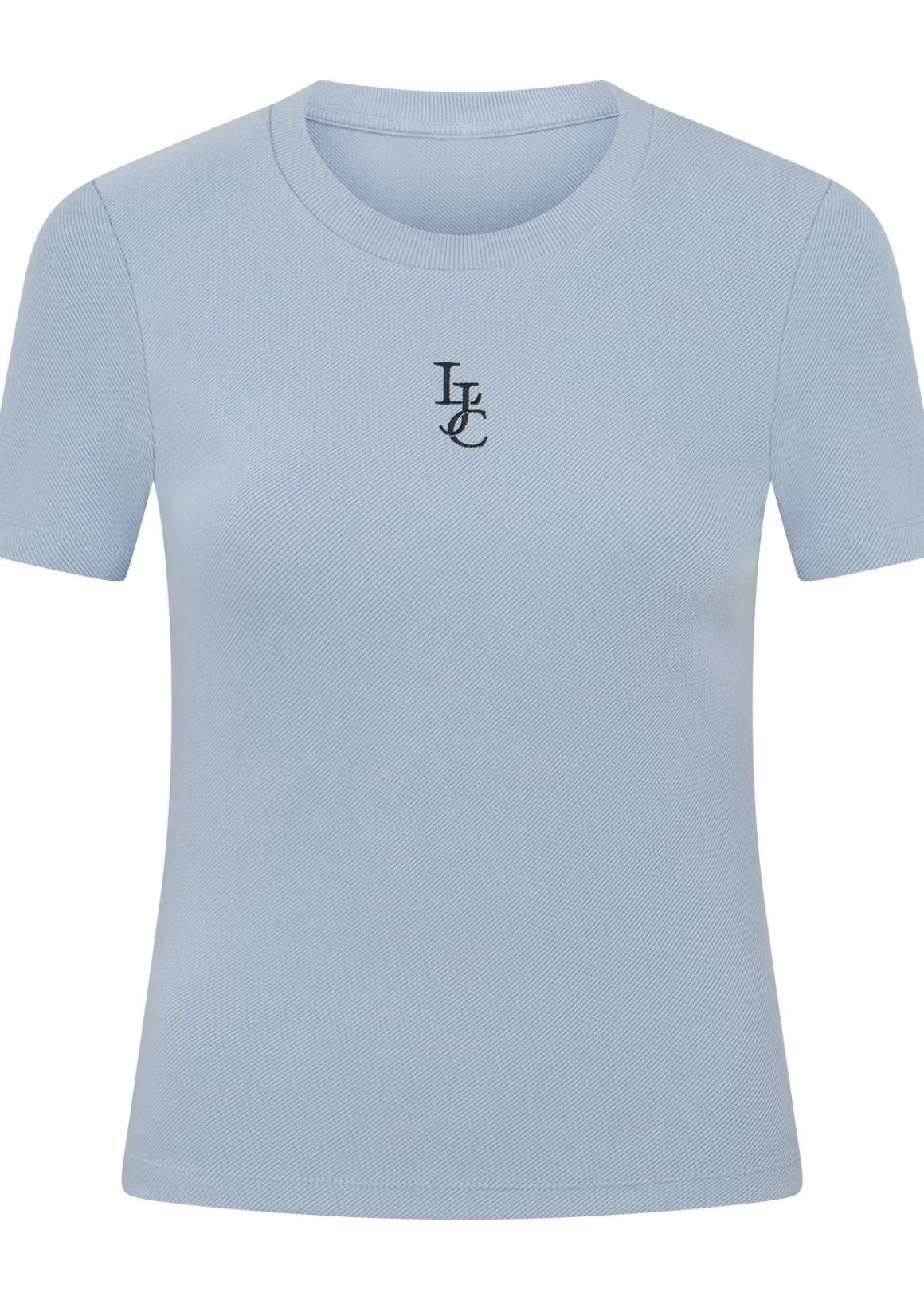 Lorna Jane Classic LJC Rib Short Sleeve T-Shirt GlacierBlue