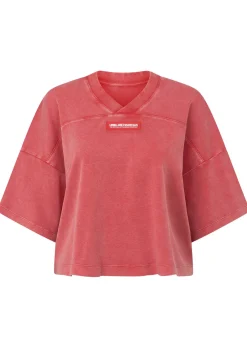 Lorna Jane College Nostalgia Cropped T-Shirt WashedGinger Discount