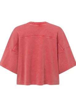 Lorna Jane College Nostalgia Cropped T-Shirt WashedGinger Discount