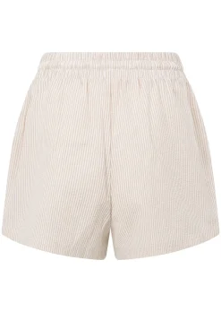Lorna Jane Country Club Seersucker Shorts LatteStripe Sale
