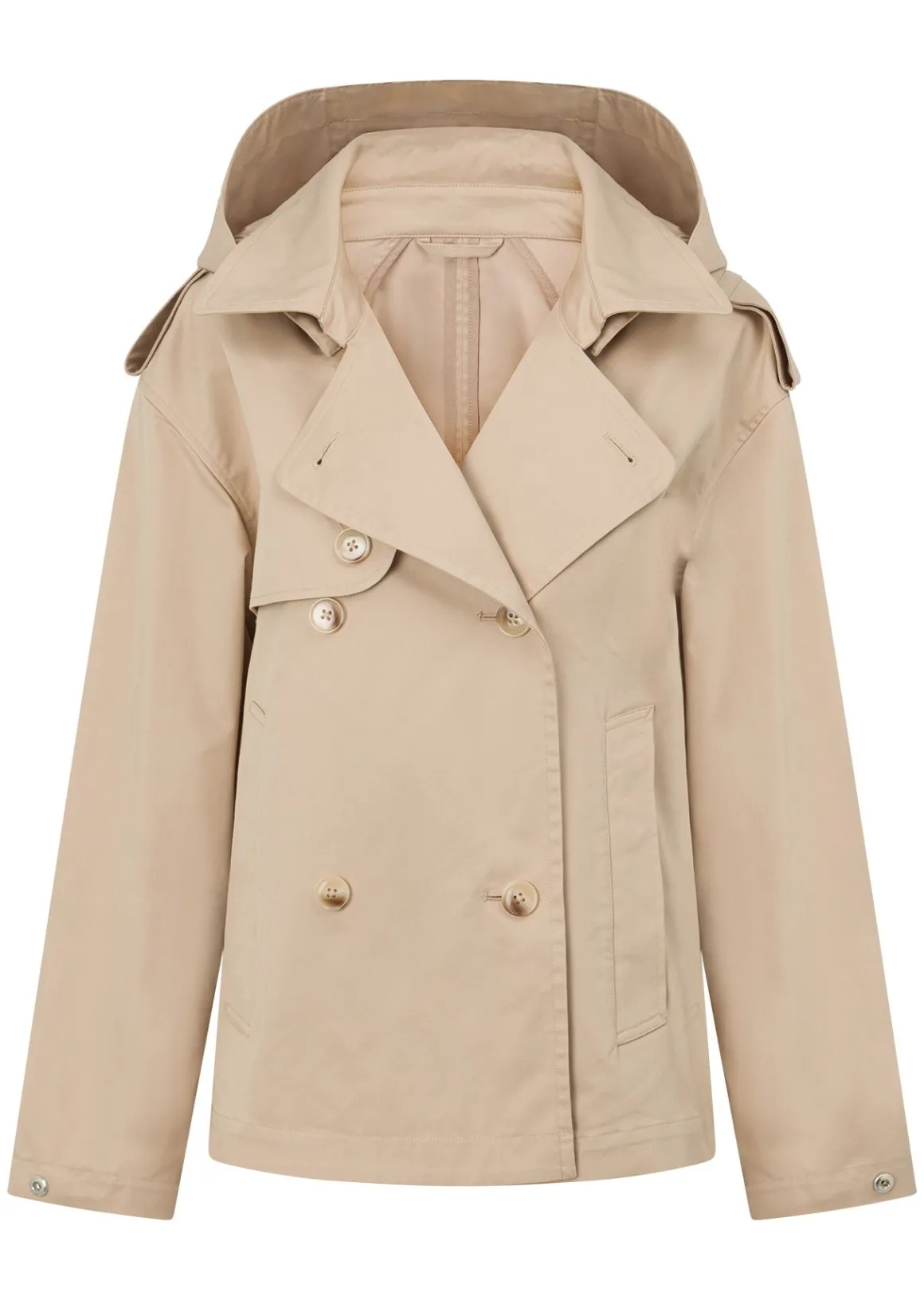 Lorna Jane Cropped Sports Trench Tan Clearance