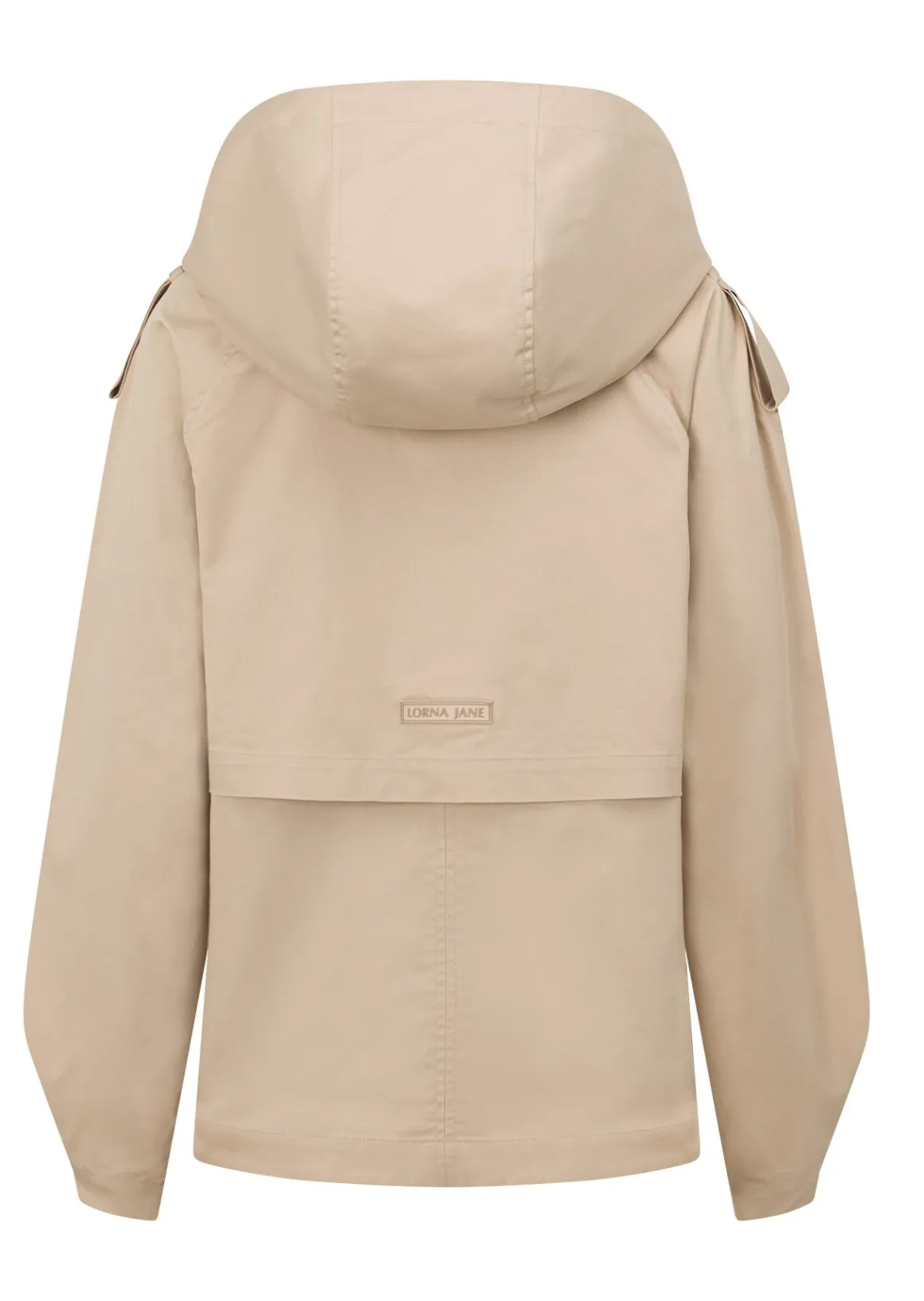 Lorna Jane Cropped Sports Trench Tan Clearance