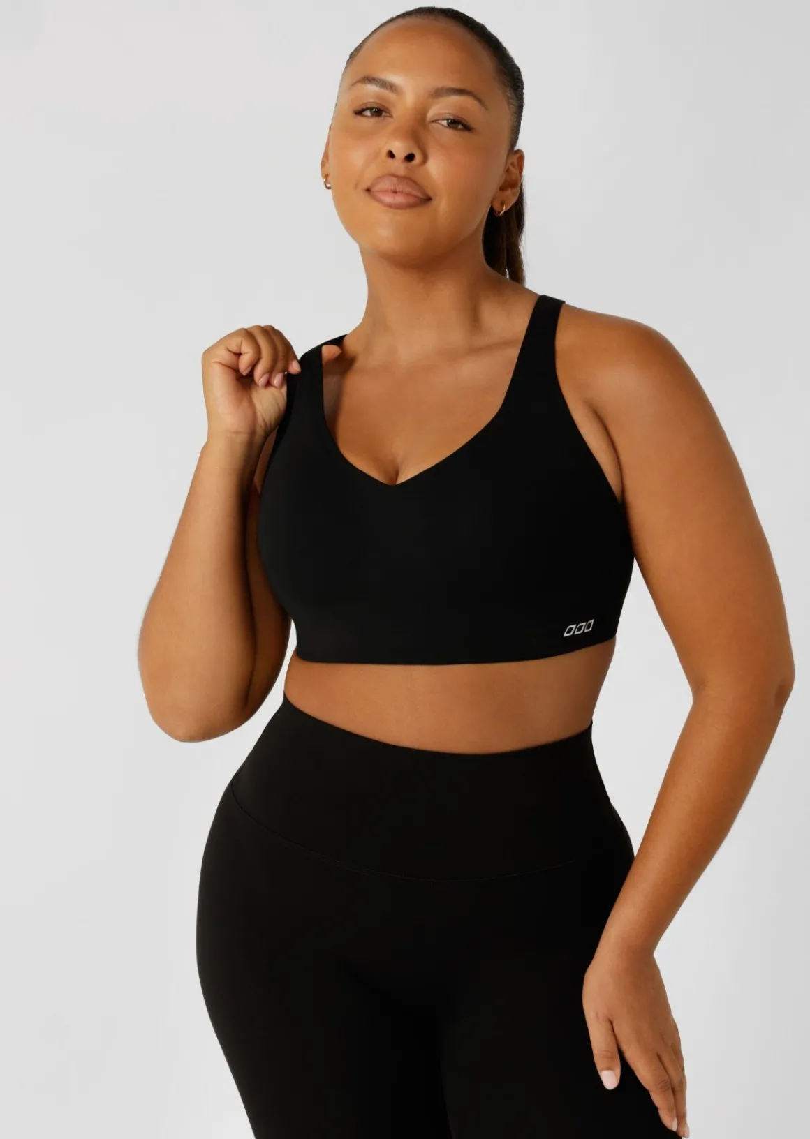 Lorna Jane Curve Control Moulded Sports Bra Black Outlet