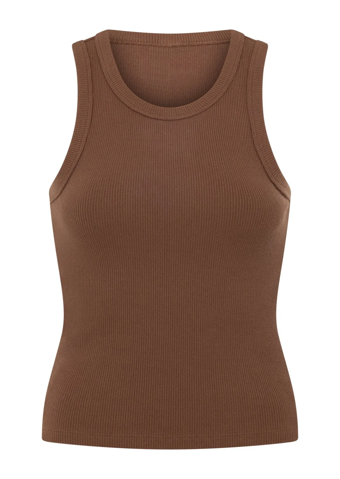 Lorna Jane Daily Rib Tank Chocolate