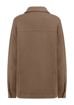 Lorna Jane Daybreak Washed Fleece Shacket WashedCedar Outlet