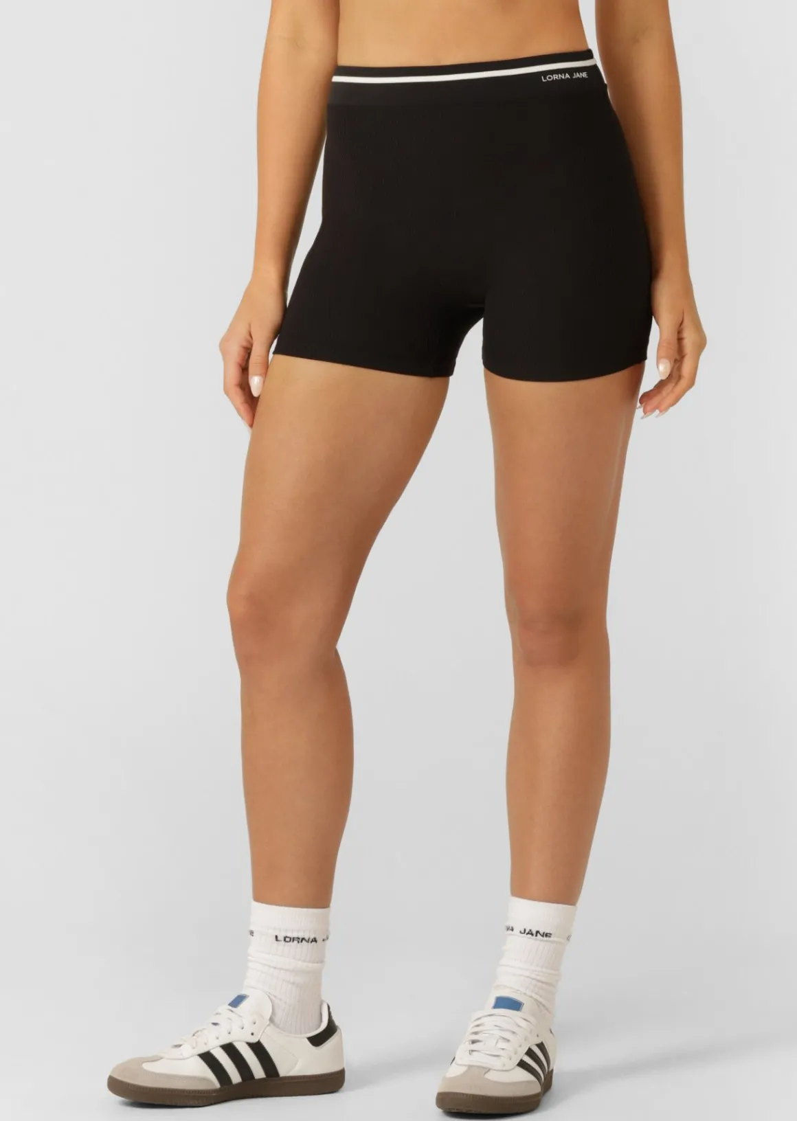 Lorna Jane Drift 9cm Bike Shorts Black Sale