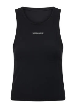 Lorna Jane Dynamic Active Rib Tank Black Clearance