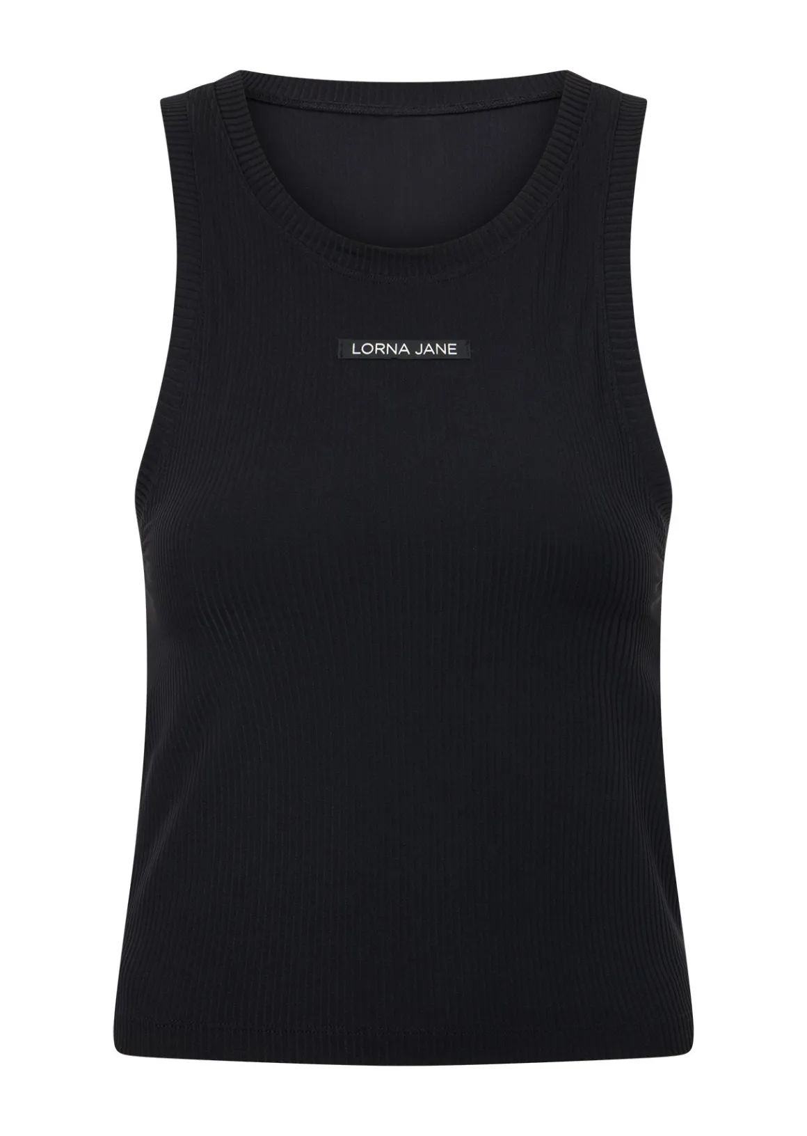 Lorna Jane Dynamic Active Rib Tank Black Clearance