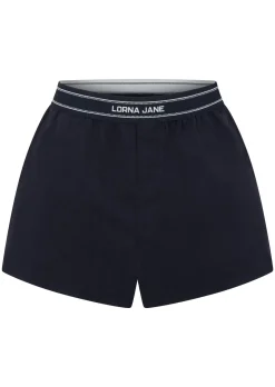 Lorna Jane Effortless Boxer Shorts MidnightBlue Clearance