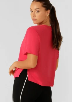Lorna Jane Electric Energy Tee NeonRaspberry New