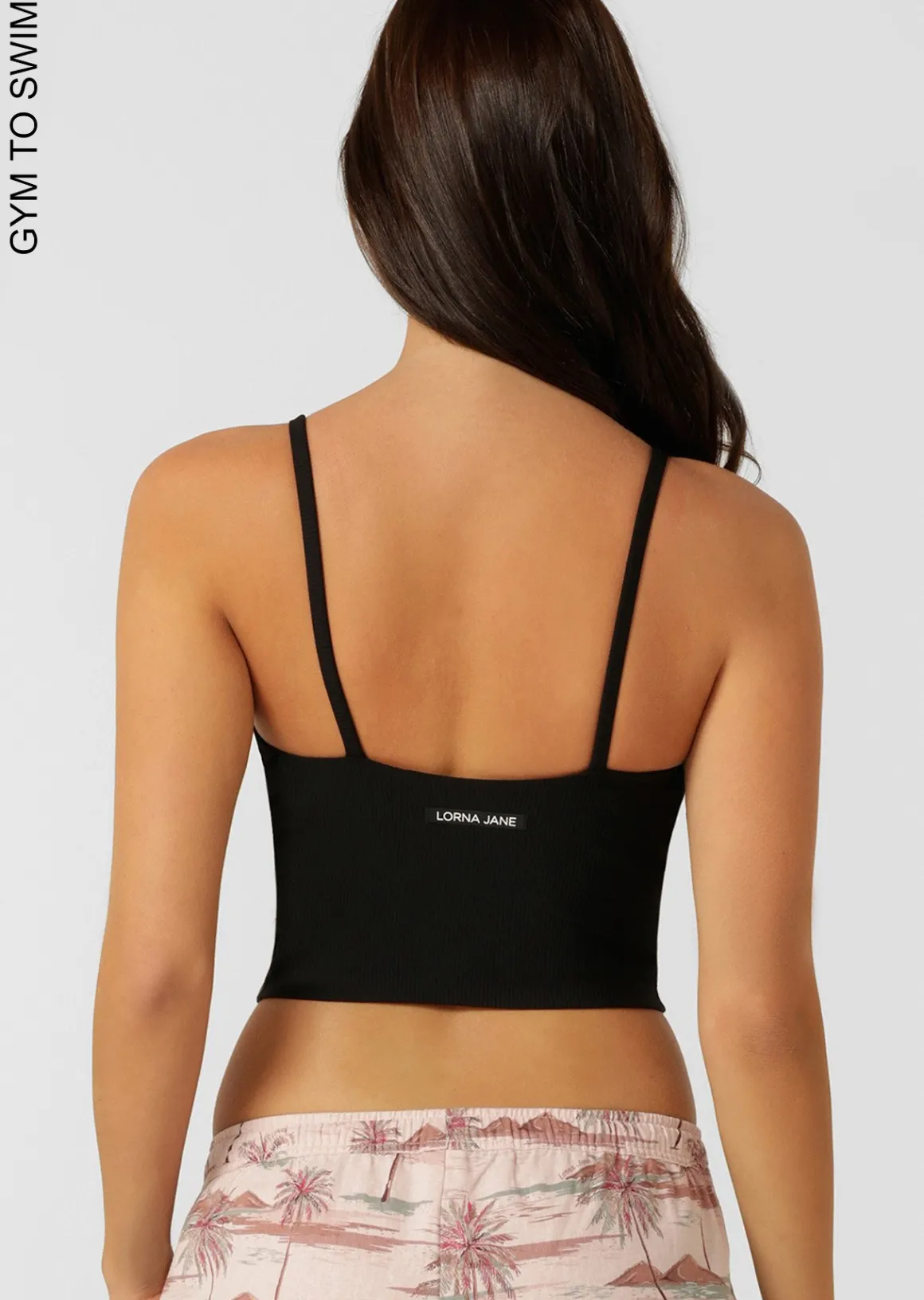 Lorna Jane Elemental Rib Tank Bra Combo Black Online
