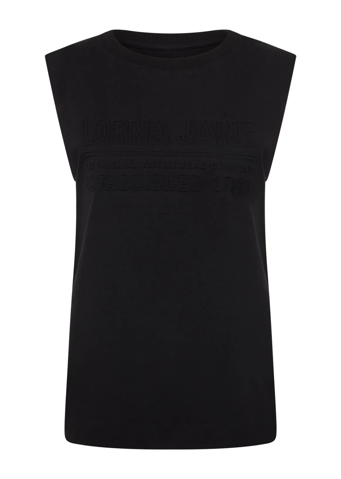 Lorna Jane Everyday Essential Muscle Tank Black Sale
