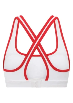 Lorna Jane Fast Track High Support Sports Bra White Clearance